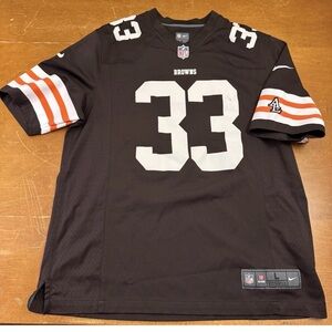 Cleveland Browns Jersey Mens
Small  Brown #33 Trent Richardson
Football Nike